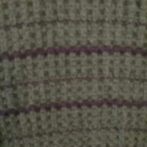 FREE PEOPLE Striped Drippy Thermal Cowl Neck tee - Picture 3 of 7